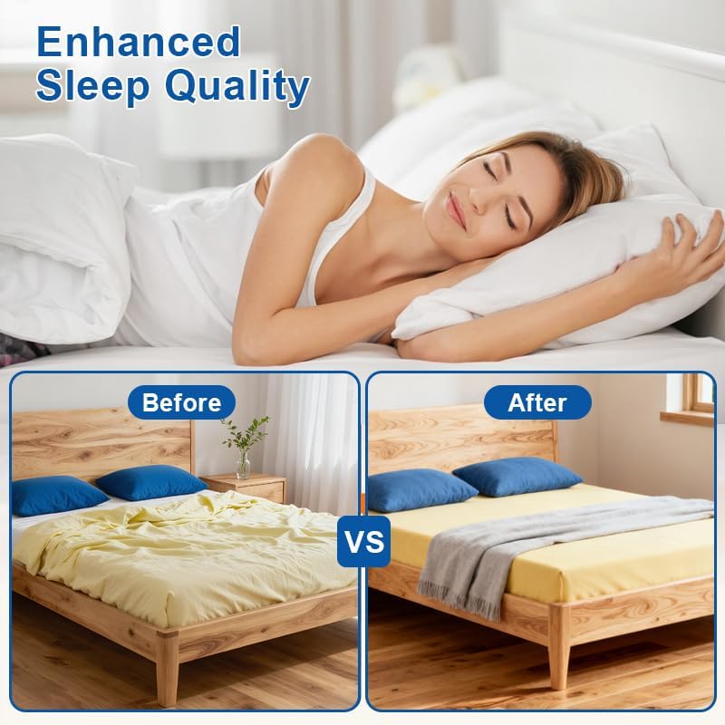 Wysteria Bed Sheet Holders 4PCS – Adjustable Anti-Slip Sheet Clips