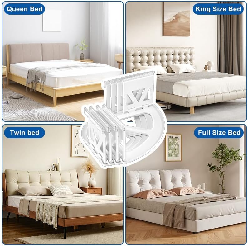 Wysteria Bed Sheet Holders 4PCS – Adjustable Anti-Slip Sheet Clips