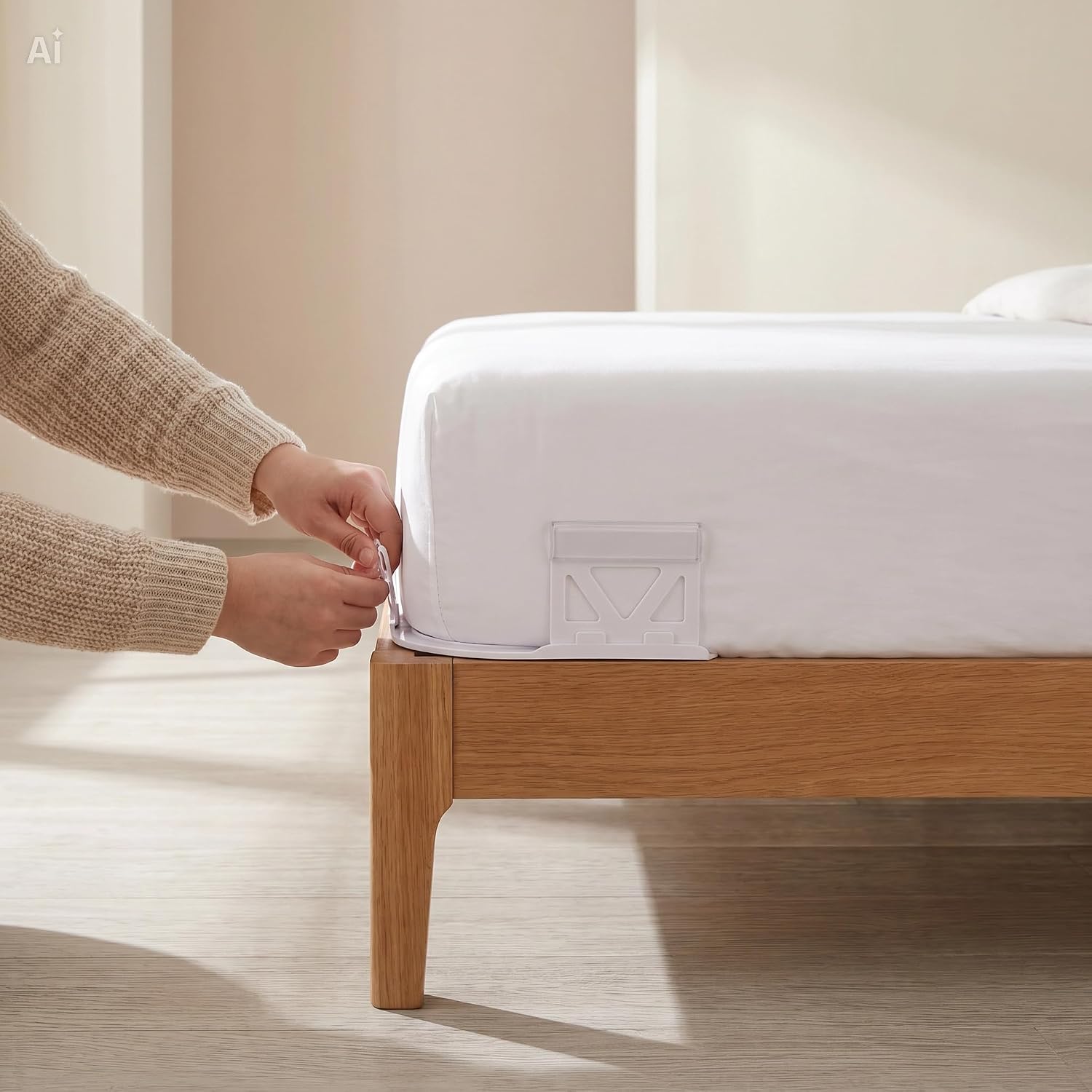 Wysteria Bed Sheet Holders 4PCS – Adjustable Anti-Slip Sheet Clips
